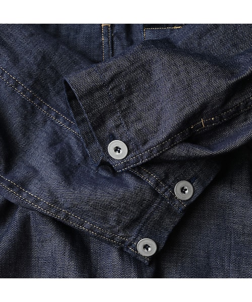 45R（フォーティファイブアール）の「45プチデニムのブッシュシャツ（濃）（その他・メンズ・79-インディゴ 濃・03-M/04-L/05-XL）」の21枚目の写真