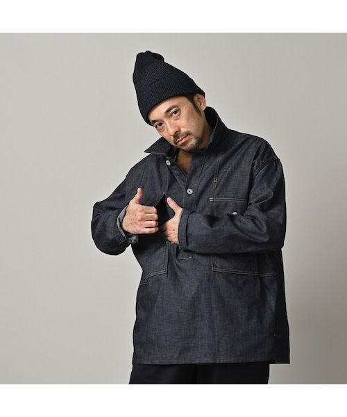 45R（フォーティファイブアール）の「45プチデニムのブッシュシャツ（濃）（その他・メンズ・79-インディゴ 濃・03-M/04-L/05-XL）」の8枚目の写真