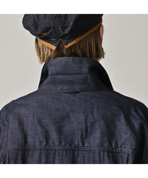 45R（フォーティファイブアール）の「45プチデニムのブッシュシャツ（濃）（その他・メンズ・79-インディゴ 濃・03-M/04-L/05-XL）」の13枚目の写真