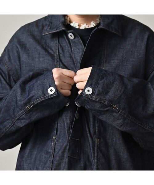 45R（フォーティファイブアール）の「45プチデニムのブッシュシャツ（濃）（その他・メンズ・79-インディゴ 濃・03-M/04-L/05-XL）」の15枚目の写真