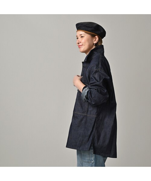 45R（フォーティファイブアール）の「45プチデニムのブッシュシャツ（濃）（その他・メンズ・79-インディゴ 濃・03-M/04-L/05-XL）」の6枚目の写真