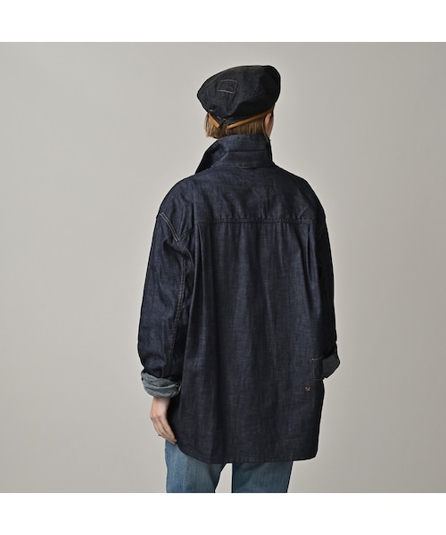 45R（フォーティファイブアール）の「45プチデニムのブッシュシャツ（濃）（その他・メンズ・79-インディゴ 濃・03-M/04-L/05-XL）」の7枚目の写真
