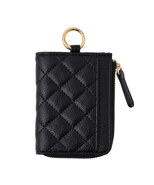 3coins（3coins）の「キルティングマルチケース（コインケース・レディース・パープル/グリーン/ブラック/ベージュ・FREE）」の2枚目の写真