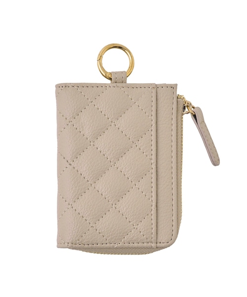 3coins（3coins）の「キルティングマルチケース（コインケース・レディース・パープル/グリーン/ブラック/ベージュ・FREE）」の3枚目の写真