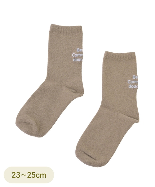 3coins(3coins)の「毛玉になりにくいバックロゴ刺繍ソックス(ソックス/靴下・レディース・その他2/その他3/その他1/その他・FREE)」の3枚目の写真