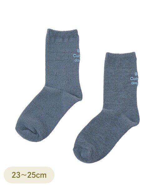 3coins(3coins)の「毛玉になりにくいバックロゴ刺繍ソックス(ソックス/靴下・レディース・その他2/その他3/その他1/その他・FREE)」の1枚目の写真