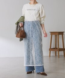 COLLAGE GALLARDAGALANTE（コラージュガリャルダガランテ）の「【前後で着れる】2WAYレースキャミワンピース/レイヤードアイテム（ワンピース・レディース）」