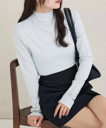 mystic（ミスティック）の「ハイネックロンT（Tシャツ/カットソー・レディース）」