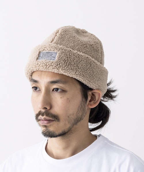 3coins(3coins)の「MIL ボアキャップ(キャップ・メンズ・ブラック/ベージュ/カーキ・FREE)」の2枚目の写真