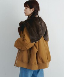 CIAOPANICTYPY KAIRI企画 撥水2WAYジップ中綿ブルゾン CIAOPANIC TYPY（チャオパニックティピー）の「【パルクロ限定】KAIRI