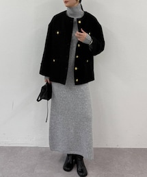 LOUNGEDRESS | ハイネックニットワンピース(ワンピース)