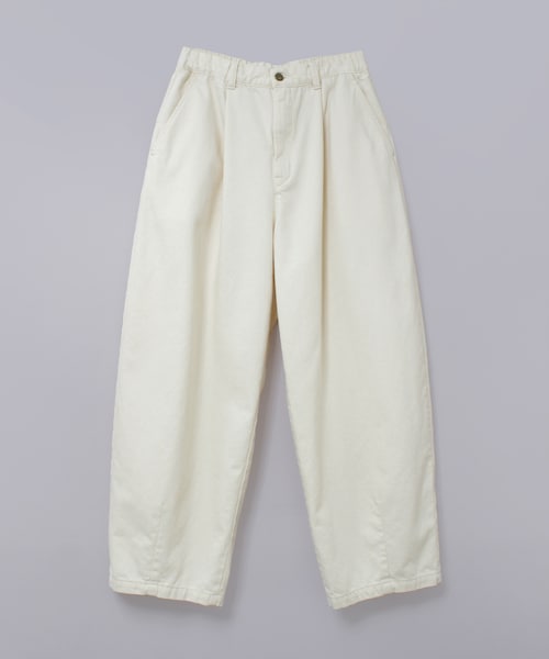 R4400 コットンウールクラシックバレルパンツ
