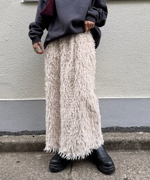 CIAOPANIC TYPY（チャオパニックティピー）の「フェザーフリンジナロースカート（スカート）」