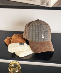 studio CLIP（スタディオクリップ）の「チェックバイカラーロゴCAP（帽子）」