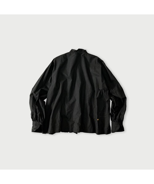 45R（フォーティファイブアール）の「スーピマバチストのカットワークブラウス（その他・レディース・92-クロ・02-M/03-L）」の2枚目の写真