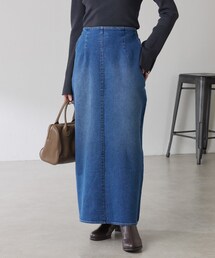 COLLAGE GALLARDAGALANTE | 【ストレッチ生地◎】Q.anos ナローデニムスカート(デニムスカート)