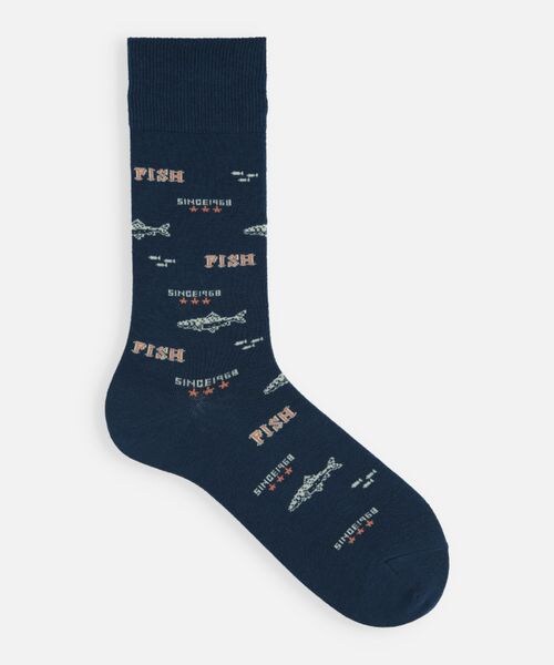 靴下屋（クツシタヤ）の「レトロフィッシュレギュラー丈ソックス/062142421（その他・クロ(12)/ピンク(30)/クリーム(60)/コン(84)・F）」の3枚目の写真