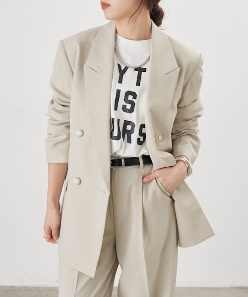 SHENERY（シーナリー）の「【26SS予約】トロテーラードジャケット（テーラードジャケット・レディース・ブラック/ベージュ/ローズ・F）」の2枚目の写真