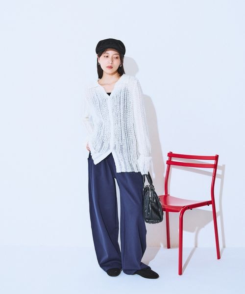 JEANASIS(ジーナシス)の「スウェットコクーンタックパンツ(その他・レディース・ブラック(09)/オートミール(11)/グレー(15)/ネイビー(88)・FREE)」の13枚目の写真