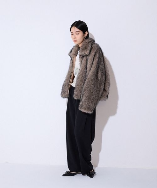 JEANASIS(ジーナシス)の「スウェットコクーンタックパンツ(その他・レディース・ブラック(09)/オートミール(11)/グレー(15)/ネイビー(88)・FREE)」の17枚目の写真