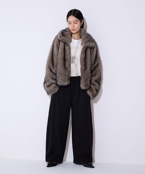 JEANASIS(ジーナシス)の「スウェットコクーンタックパンツ(その他・レディース・ブラック(09)/オートミール(11)/グレー(15)/ネイビー(88)・FREE)」の15枚目の写真