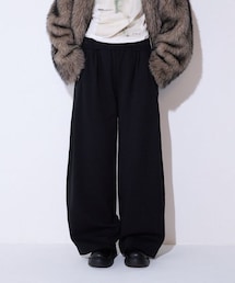スウェットコクーンタックパンツ