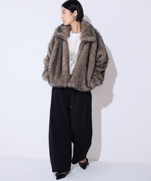 JEANASIS(ジーナシス)の「スウェットコクーンタックパンツ(その他・レディース・ブラック(09)/オートミール(11)/グレー(15)/ネイビー(88)・FREE)」の16枚目の写真