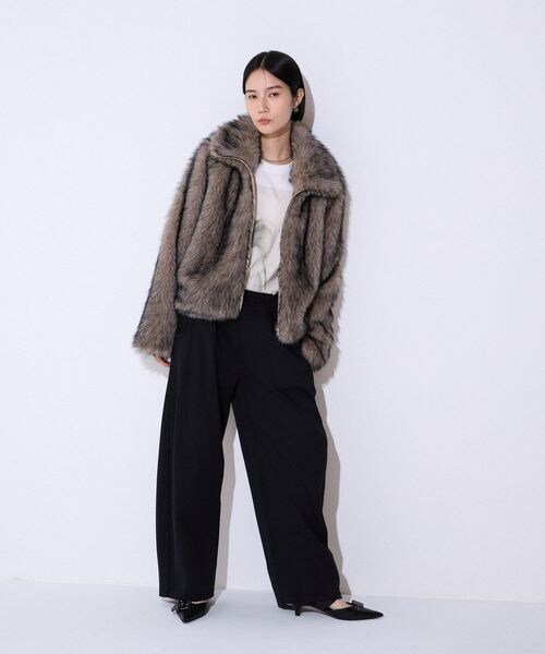 JEANASIS(ジーナシス)の「スウェットコクーンタックパンツ(その他・レディース・ブラック(09)/オートミール(11)/グレー(15)/ネイビー(88)・FREE)」の18枚目の写真