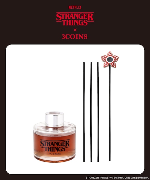 3coins(3coins)の「リードディフューザー/STRANGER THINGS(ルームフレグランス/お香・ブラック・FREE)」の1枚目の写真