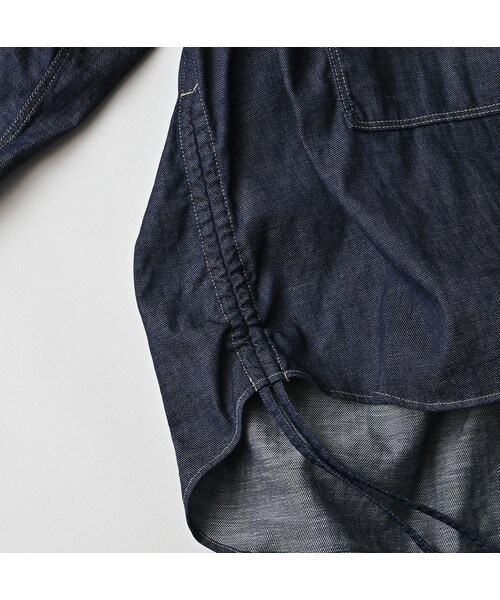 45R（フォーティファイブアール）の「45プチデニムのボーイフレンドシャツ（濃）（その他・レディース・79-インディゴ 濃・00-フリー）」の18枚目の写真