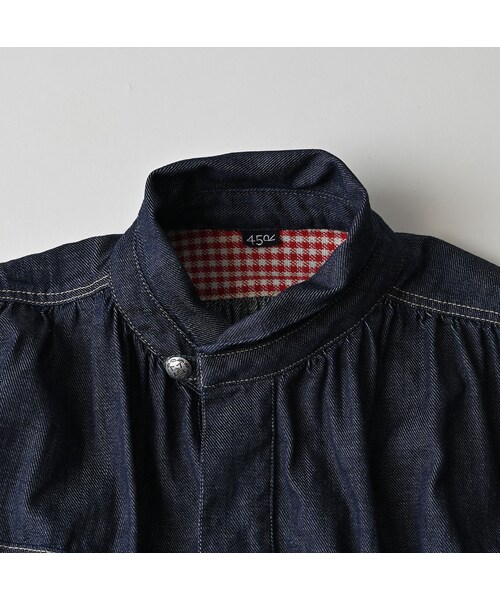 45R（フォーティファイブアール）の「45プチデニムのボーイフレンドシャツ（濃）（その他・レディース・79-インディゴ 濃・00-フリー）」の13枚目の写真