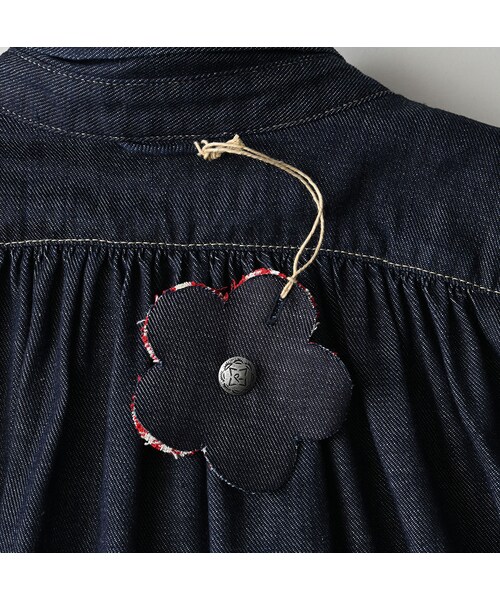 45R（フォーティファイブアール）の「45プチデニムのボーイフレンドシャツ（濃）（その他・レディース・79-インディゴ 濃・00-フリー）」の20枚目の写真