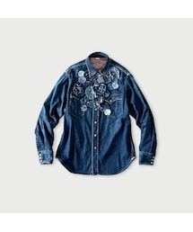 45R（フォーティファイブアール）の「藍インドカディのタックフリル