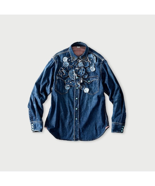 45R（フォーティファイブアール）の「藍インドカディdeカットワーク