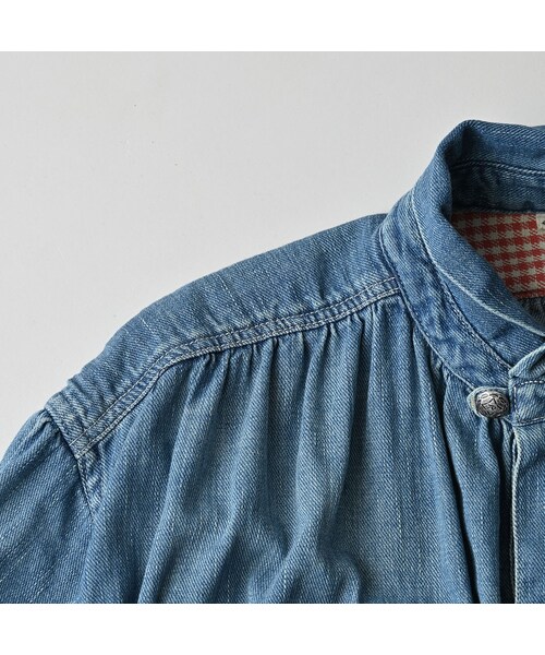 45R（フォーティファイブアール）の「45プチデニムのボーイフレンドシャツ（加工）（その他・レディース・76-インディゴ 淡/78-インディゴ 焦・00-フリー）」の16枚目の写真