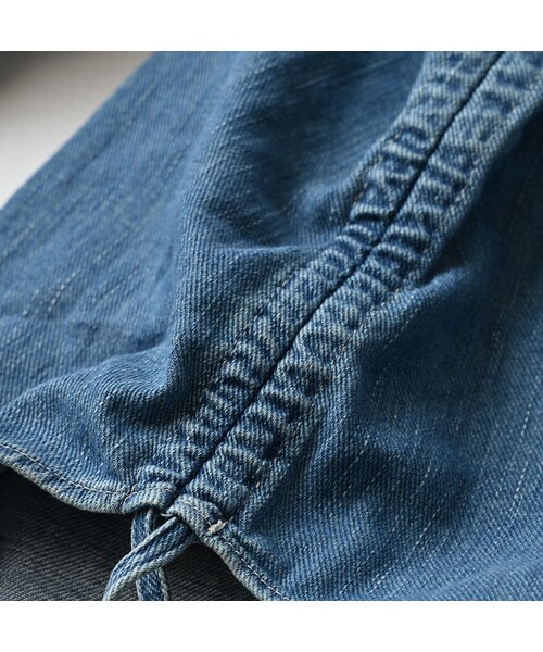 45R（フォーティファイブアール）の「45プチデニムのボーイフレンドシャツ（加工）（その他・レディース・76-インディゴ 淡/78-インディゴ 焦・00-フリー）」の20枚目の写真