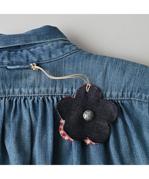 45R（フォーティファイブアール）の「45プチデニムのボーイフレンドシャツ（加工）（その他・レディース・76-インディゴ 淡/78-インディゴ 焦・00-フリー）」の22枚目の写真