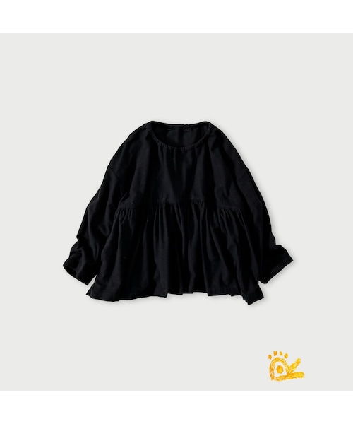 45R（フォーティファイブアール）の「ONEONE 宝物のいろいろギャザーブラウス（その他・レディース・10-オフホワイト/71-アカチェック/77-クロ(起毛)/78-クロ/82-カディデニム(インディゴ)・00-フリー）」の3枚目の写真