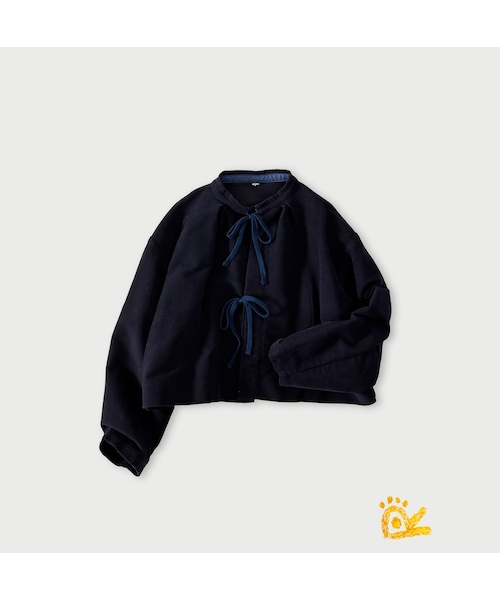 45R（フォーティファイブアール）の「ONEONE 宝物のいろいろミリタリーボレロ（その他・レディース・14-ベージュ/60-ネイビーサテン/62-クロ/71-インディゴ/72-ネイビーコーデュロイ/84-ブラウンコーデュロイ/90-クロ別珍/91-クロモールサージ�@/92-クロモールサージ�A・00-フリー）」の9枚目の写真