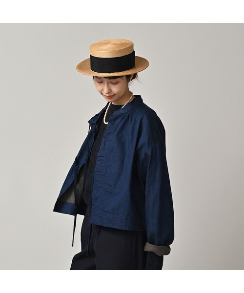 45R（フォーティファイブアール）の「ONEONE 宝物のいろいろミリタリーボレロ（その他・レディース・14-ベージュ/60-ネイビーサテン/62-クロ/71-インディゴ/72-ネイビーコーデュロイ/84-ブラウンコーデュロイ/90-クロ別珍/91-クロモールサージ�@/92-クロモールサージ�A・00-フリー）」の12枚目の写真