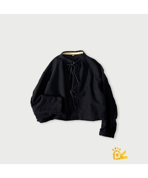 45R（フォーティファイブアール）の「ONEONE 宝物のいろいろミリタリーボレロ（その他・レディース・14-ベージュ/60-ネイビーサテン/62-クロ/71-インディゴ/72-ネイビーコーデュロイ/84-ブラウンコーデュロイ/90-クロ別珍/91-クロモールサージ�@/92-クロモールサージ�A・00-フリー）」の8枚目の写真