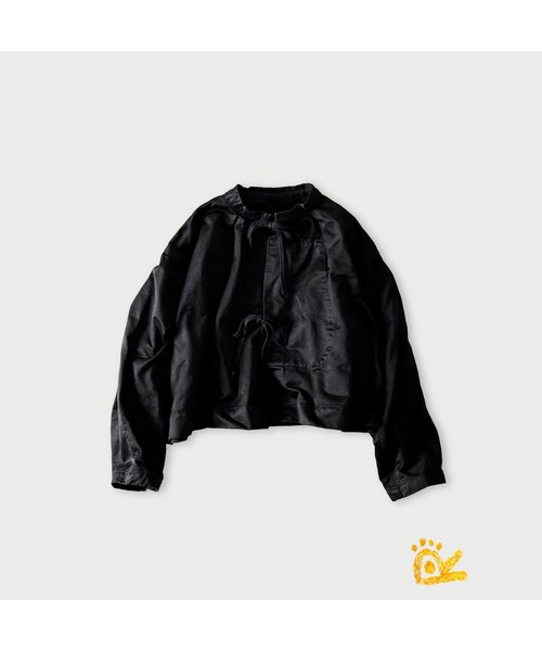 45R（フォーティファイブアール）の「ONEONE 宝物のいろいろミリタリーボレロ（その他・レディース・14-ベージュ/60-ネイビーサテン/62-クロ/71-インディゴ/72-ネイビーコーデュロイ/84-ブラウンコーデュロイ/90-クロ別珍/91-クロモールサージ�@/92-クロモールサージ�A・00-フリー）」の2枚目の写真