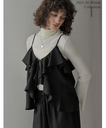 Re:EDIT（リエディ）の「アンチピリングヘリンボーンキャミビスチェ - トップス通販 | 人気レディースファッション - Re:EDIT（リエディ）（その他・レディース）」