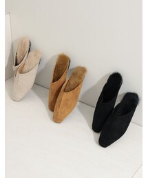 Re:EDIT（リエディ）の「フェイクスウェードミュール - シューズ通販 | 人気レディースファッション - Re:EDIT（リエディ）（その他）」