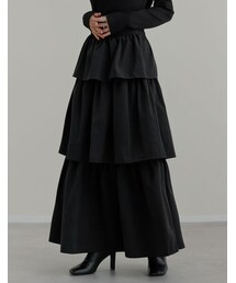 Re:EDIT（リエディ）の「ピーチタフタティアードスカート - スカート通販 | 人気レディースファッション - Re:EDIT（リエディ）（その他）」