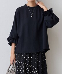 BEARDSLEY（ビアズリー）の「袖口フリルトレーナー（Tシャツ/カットソー）」