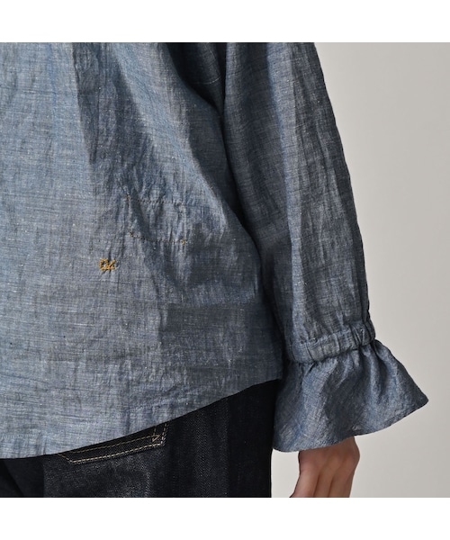 45R（フォーティファイブアール）の「インドカディダンガリーのフリル