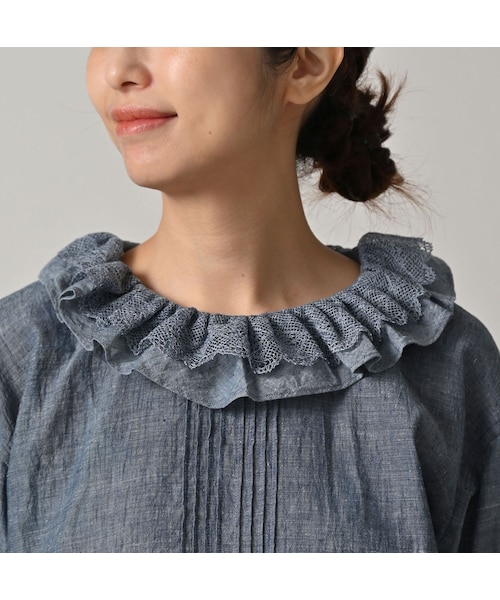 45R（フォーティファイブアール）の「インドカディダンガリーのフリル