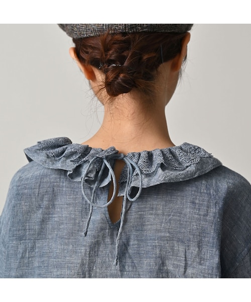 45R（フォーティファイブアール）の「インドカディダンガリーのフリル