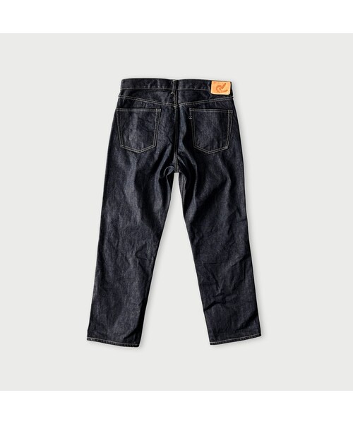 45R（フォーティファイブアール）の「ライ麦デニムのクロスビー89（濃）（パンツ・レディース・76-R66 股下70cm/77-R66 股下75cm・00-26インチ/01-27インチ/02-28インチ/03-29インチ/04-30インチ/05-31インチ/06-32インチ/07-33インチ/08-34インチ/09-36インチ/11-38インチ）」の3枚目の写真